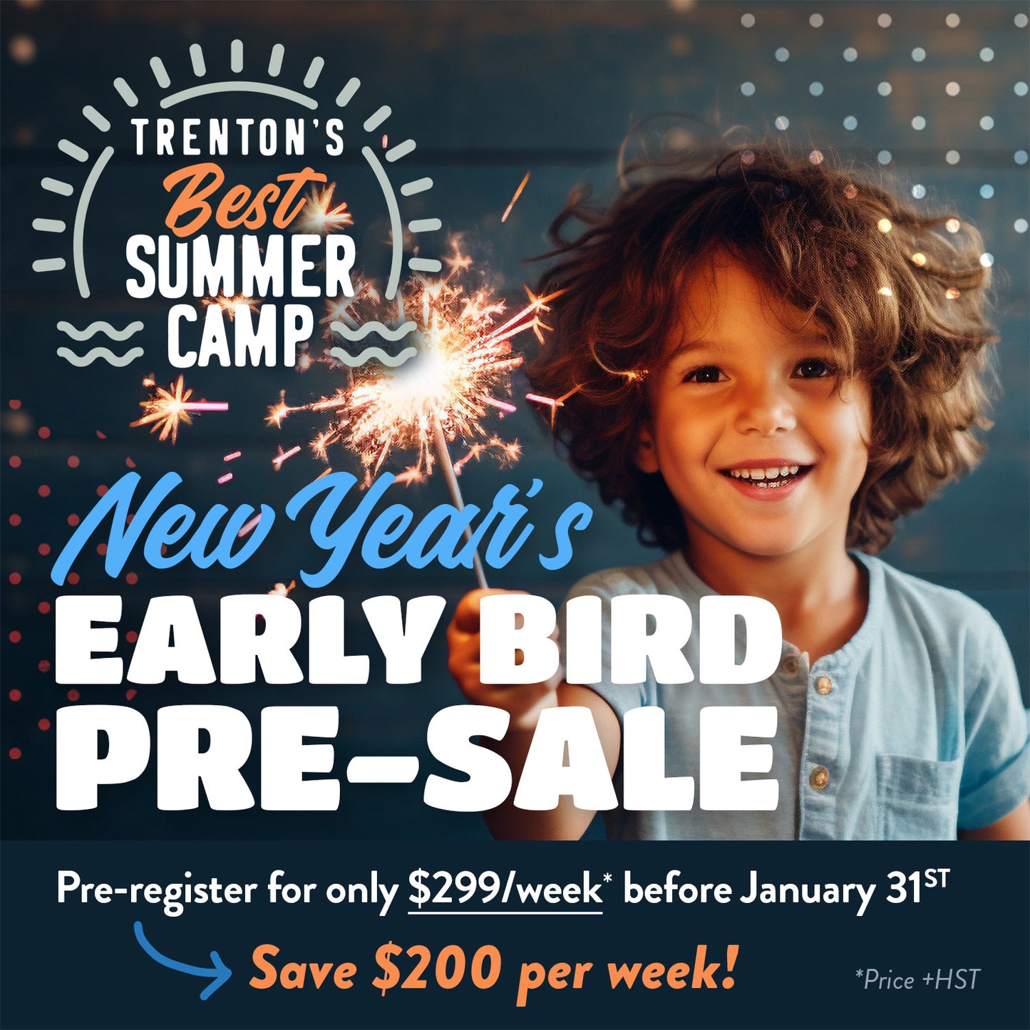 40% off! 2024 Summer Camp New Year's Early Bird 1 Week Credit